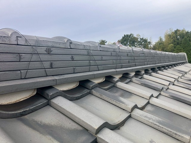 漆喰補修を行った棟